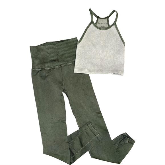 Free People Pants - NEW Free People Movement Good Karma Leggings & Happiness Runs Top set